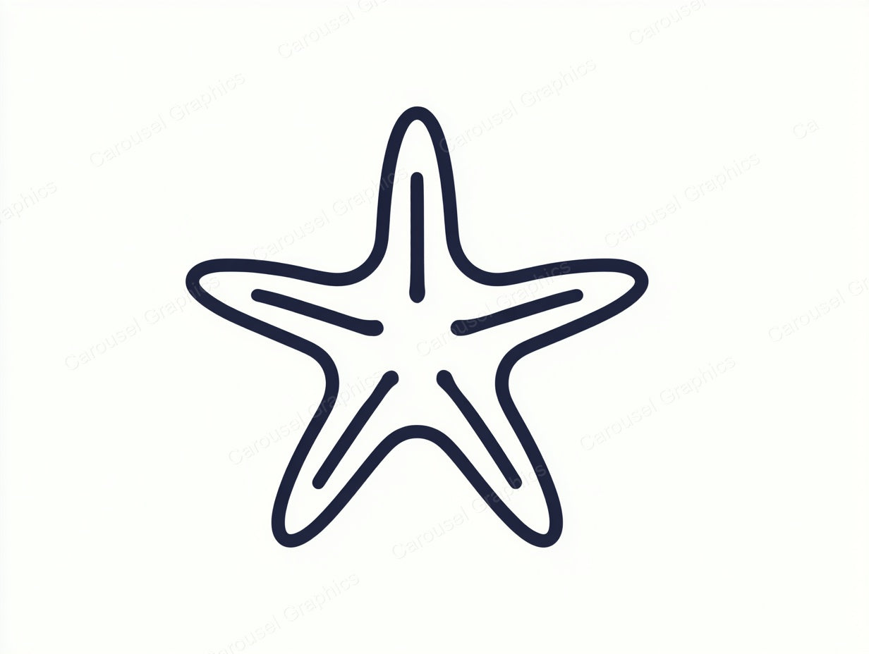 Starfish Vector Graphic preview