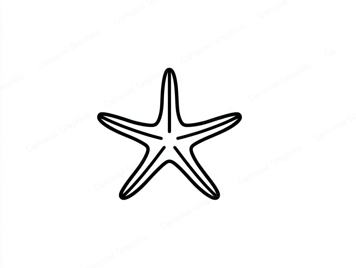 Starfish Vector Graphic preview