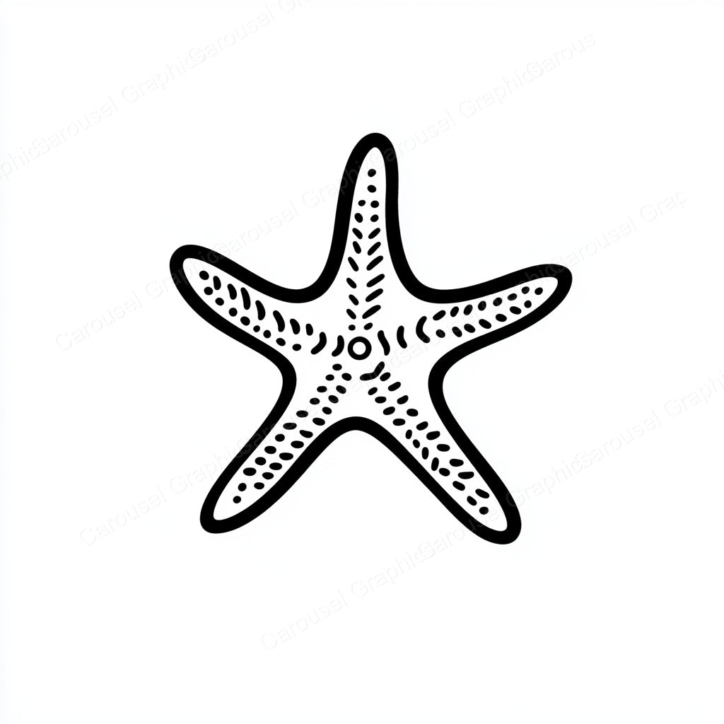 Starfish Vector Graphic preview