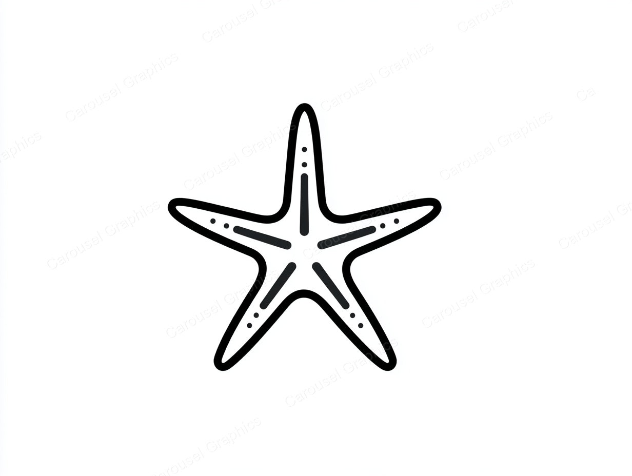 Starfish Vector Graphic preview