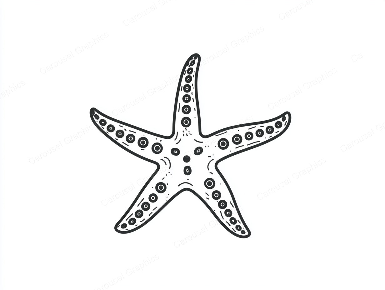 Starfish Vector Graphic preview