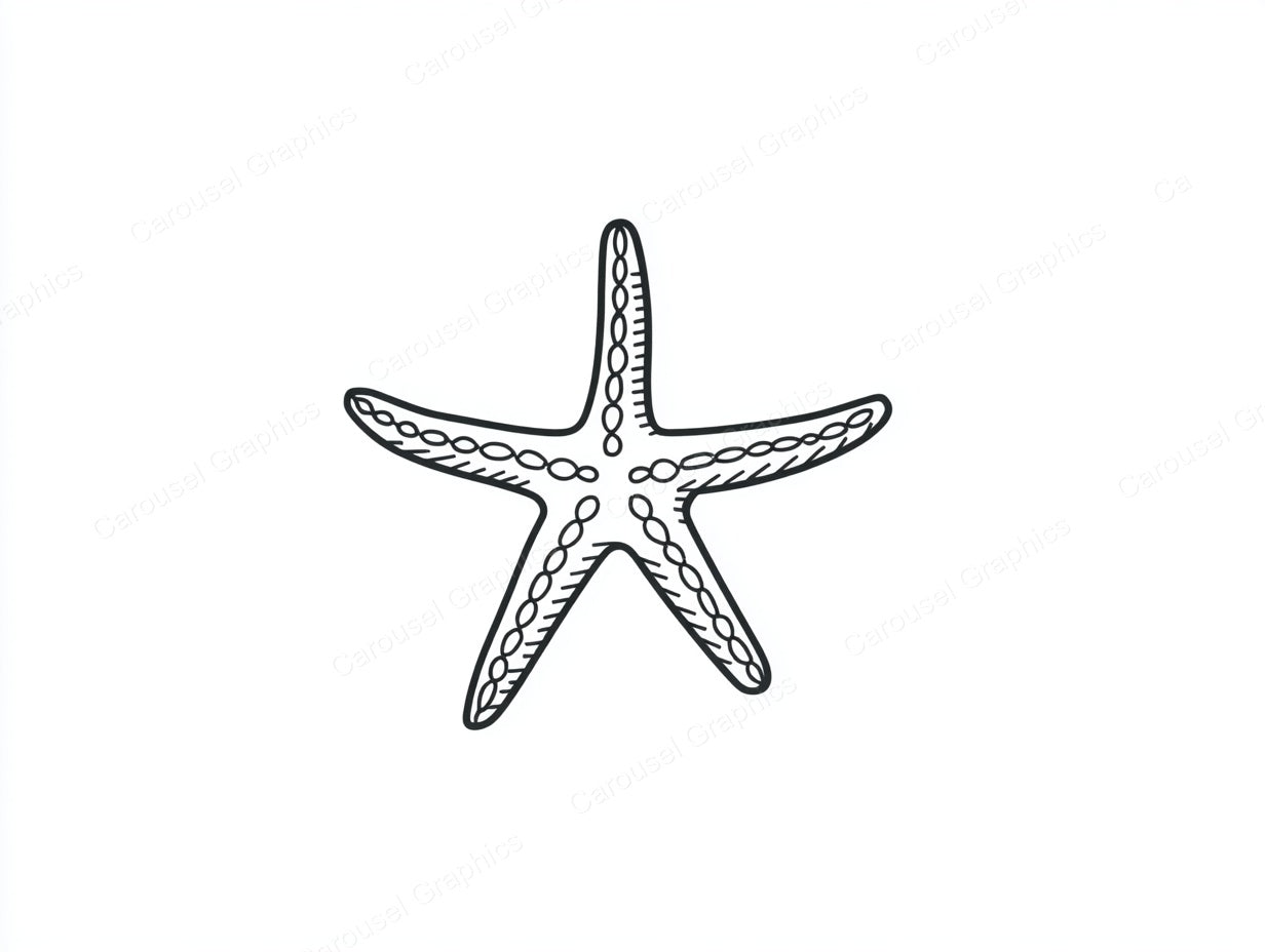 Starfish Vector Graphic preview