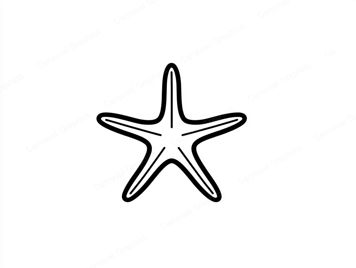 Starfish Vector Graphic preview