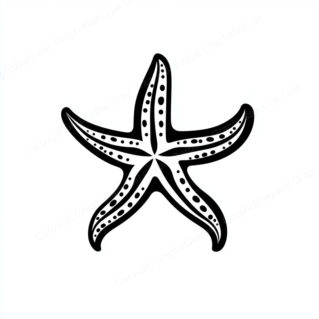 Starfish Vector Graphic preview