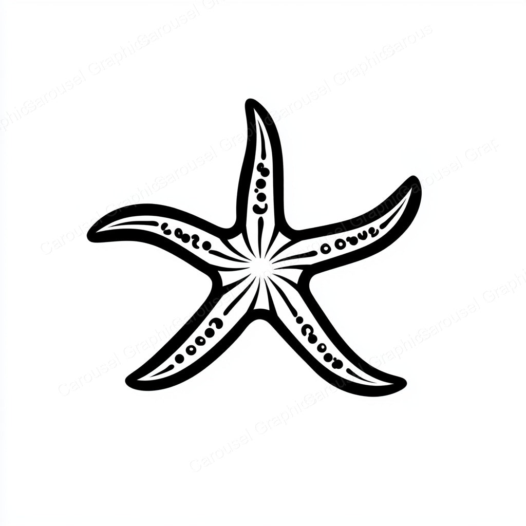 Starfish Vector Graphic preview