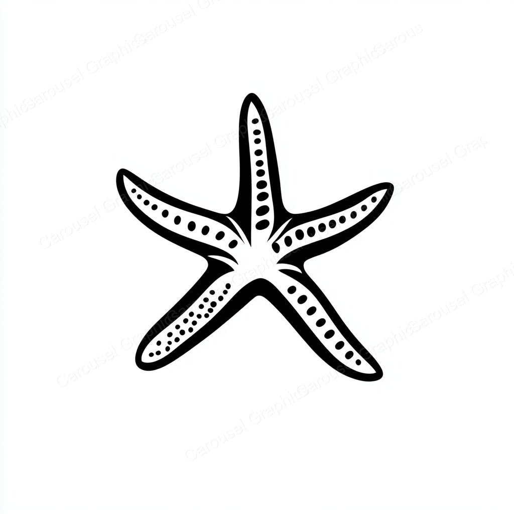 Starfish Vector Graphic preview