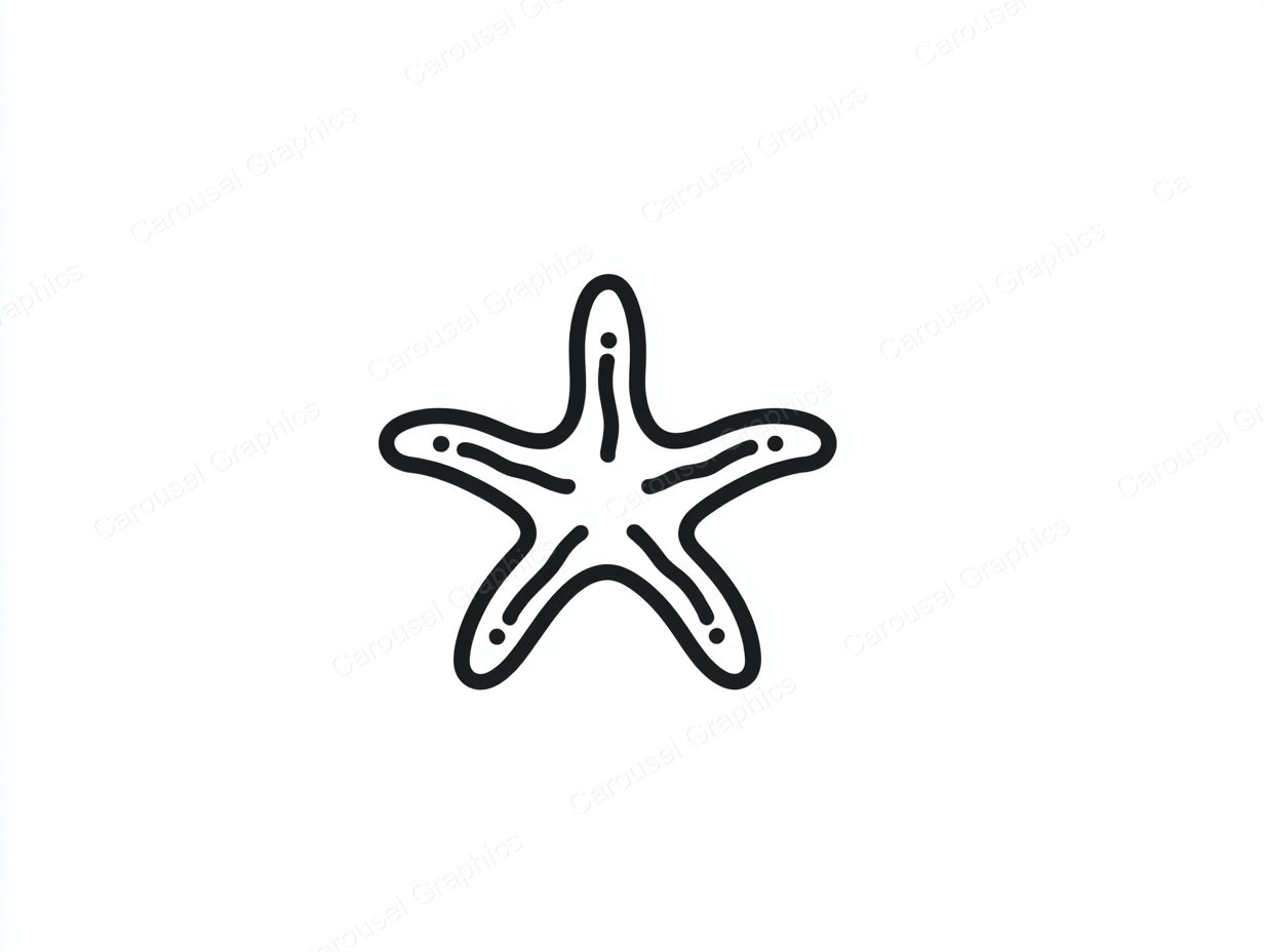 Starfish Vector Graphic preview