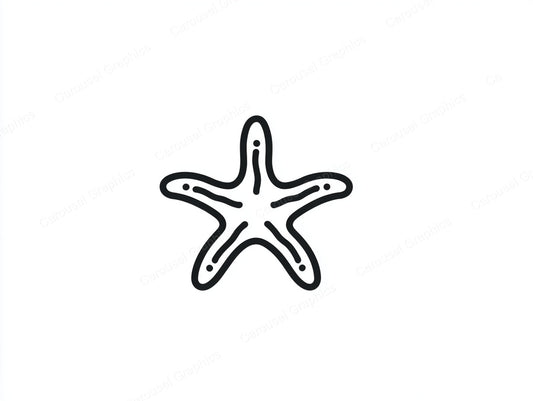 Starfish Vector Graphic preview