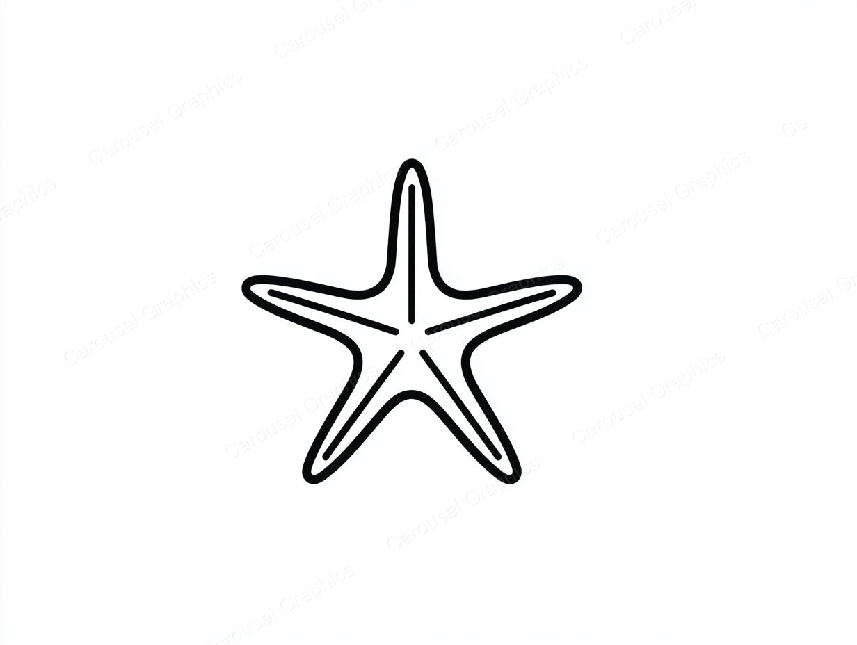 Starfish Vector Graphic preview