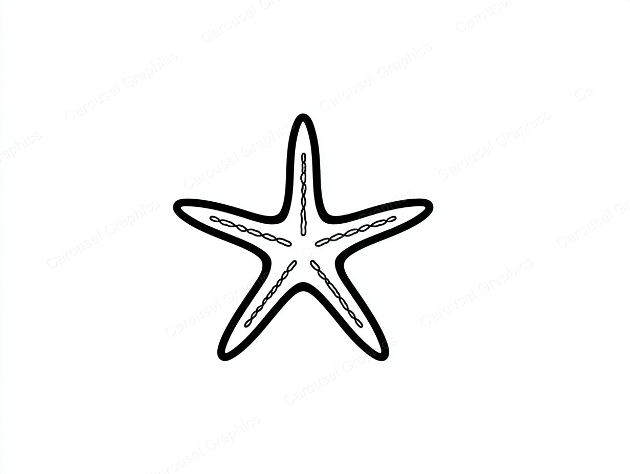 Starfish Vector Graphic preview