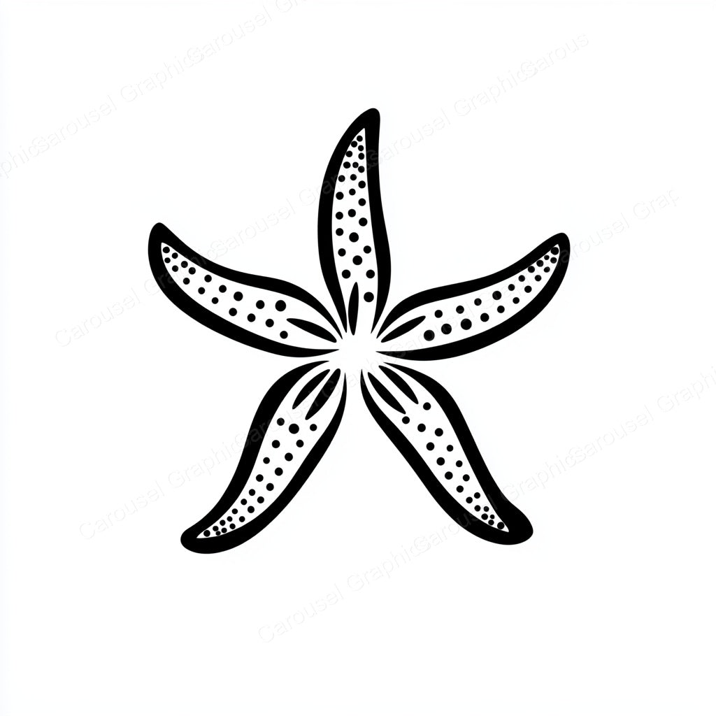 Starfish Vector Graphic preview