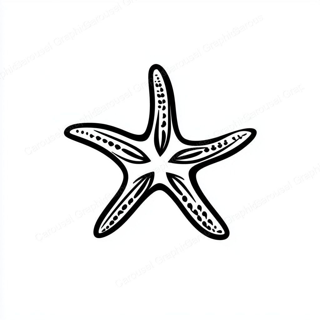 Starfish Vector Graphic preview