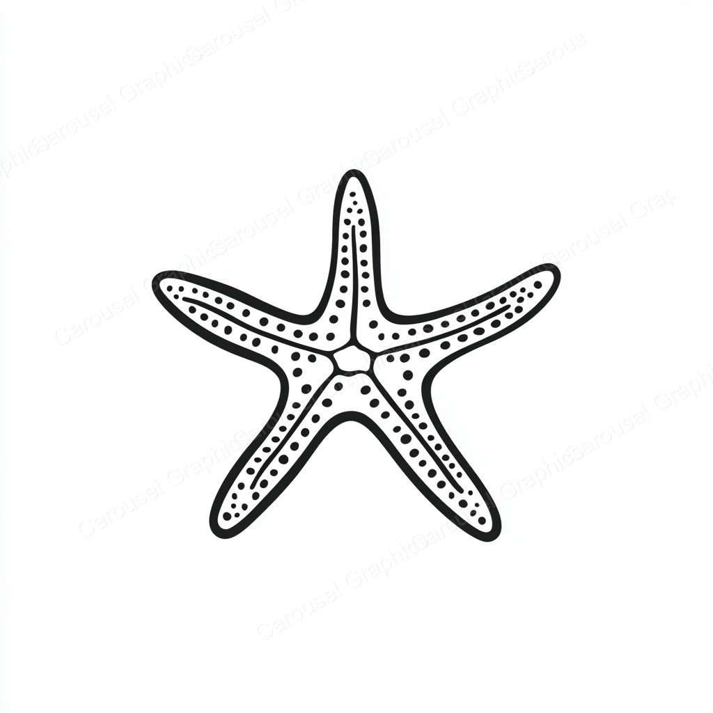 Starfish Vector Graphic preview