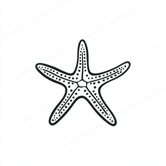 Starfish Vector Graphic preview