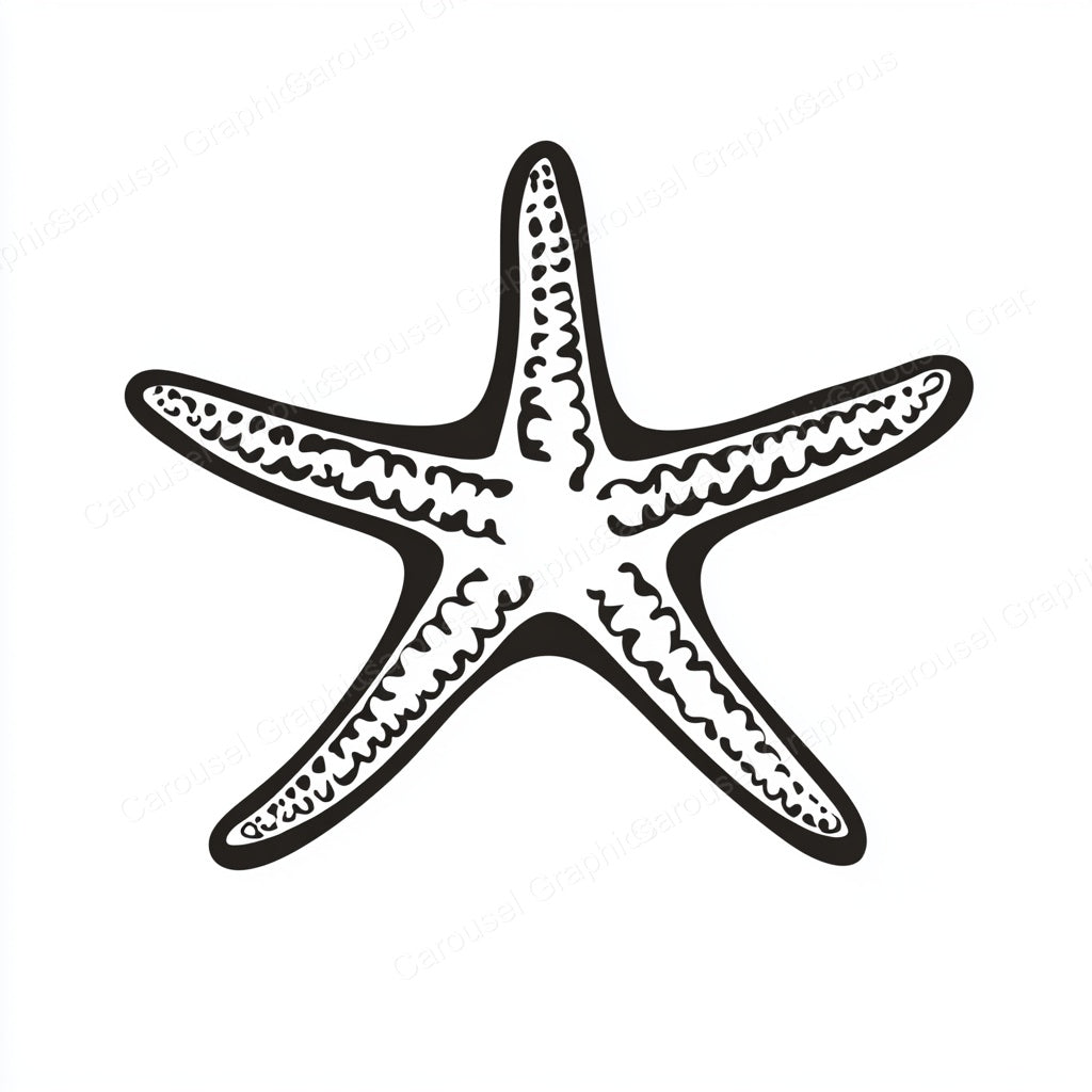 Starfish Vector Graphic preview