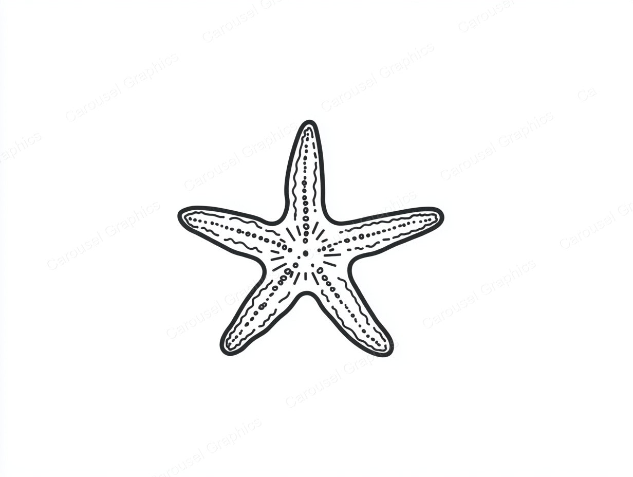 Starfish Vector Graphic preview