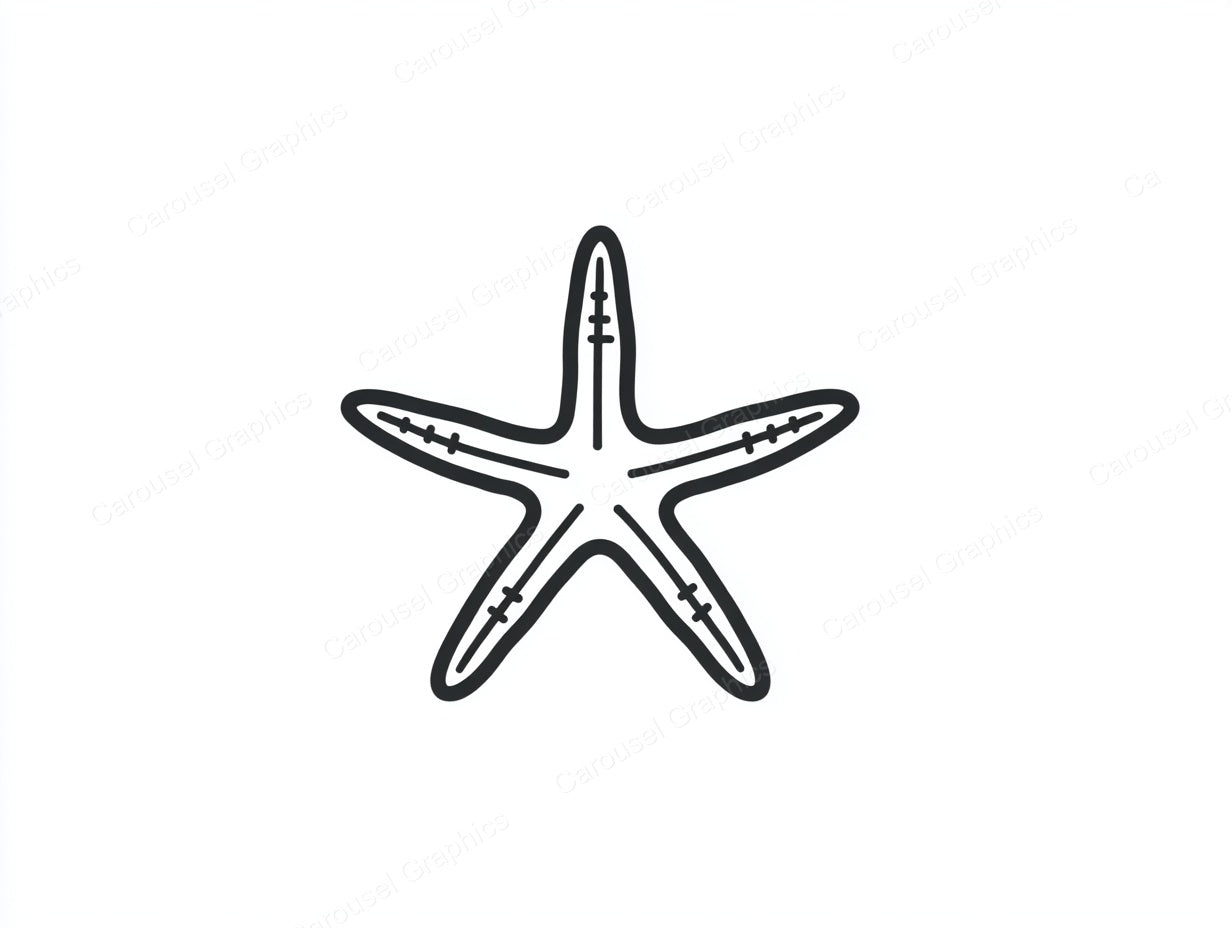 Starfish Vector Graphic preview