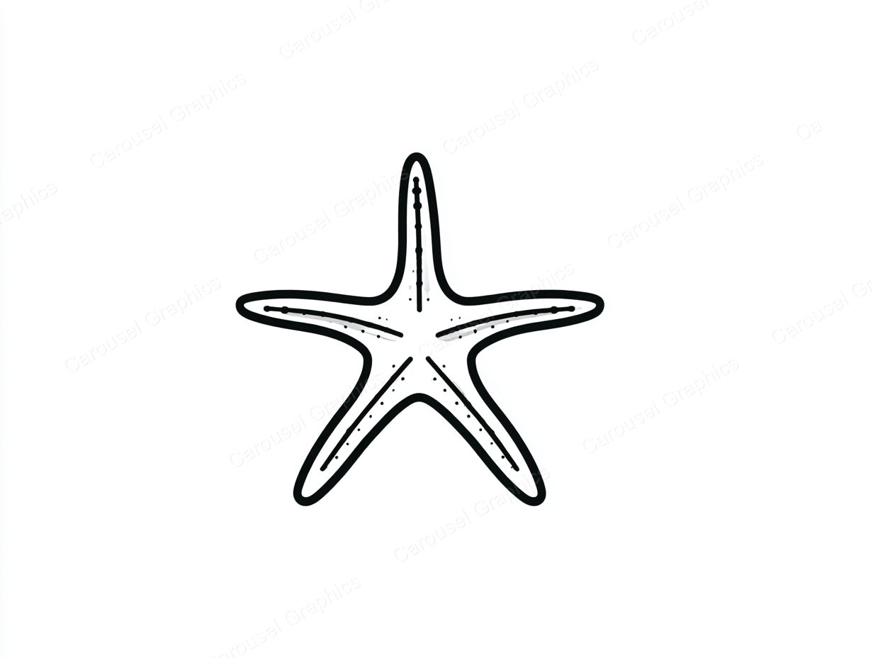 Starfish Vector Graphic preview