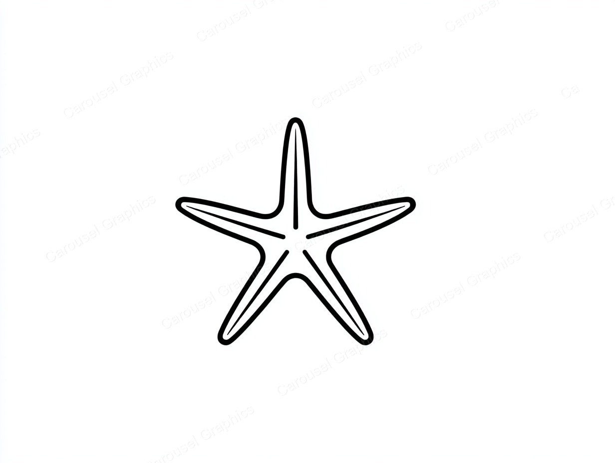 Starfish Vector Graphic preview