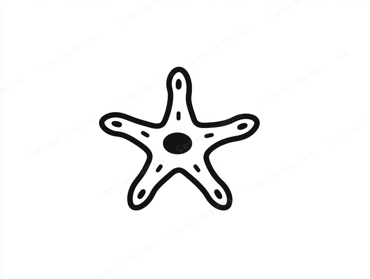 Starfish Vector Graphic preview