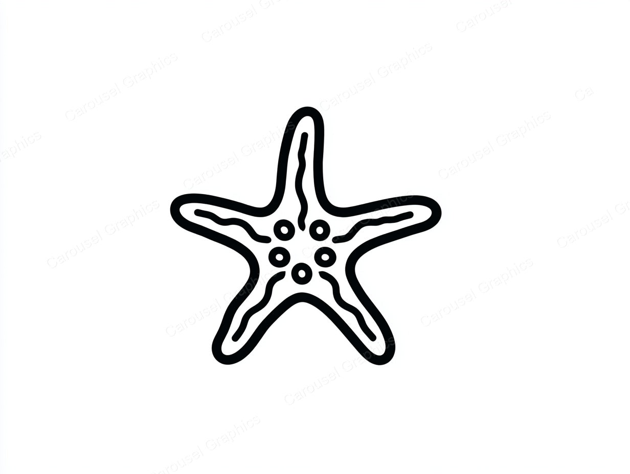 Starfish Vector Graphic preview