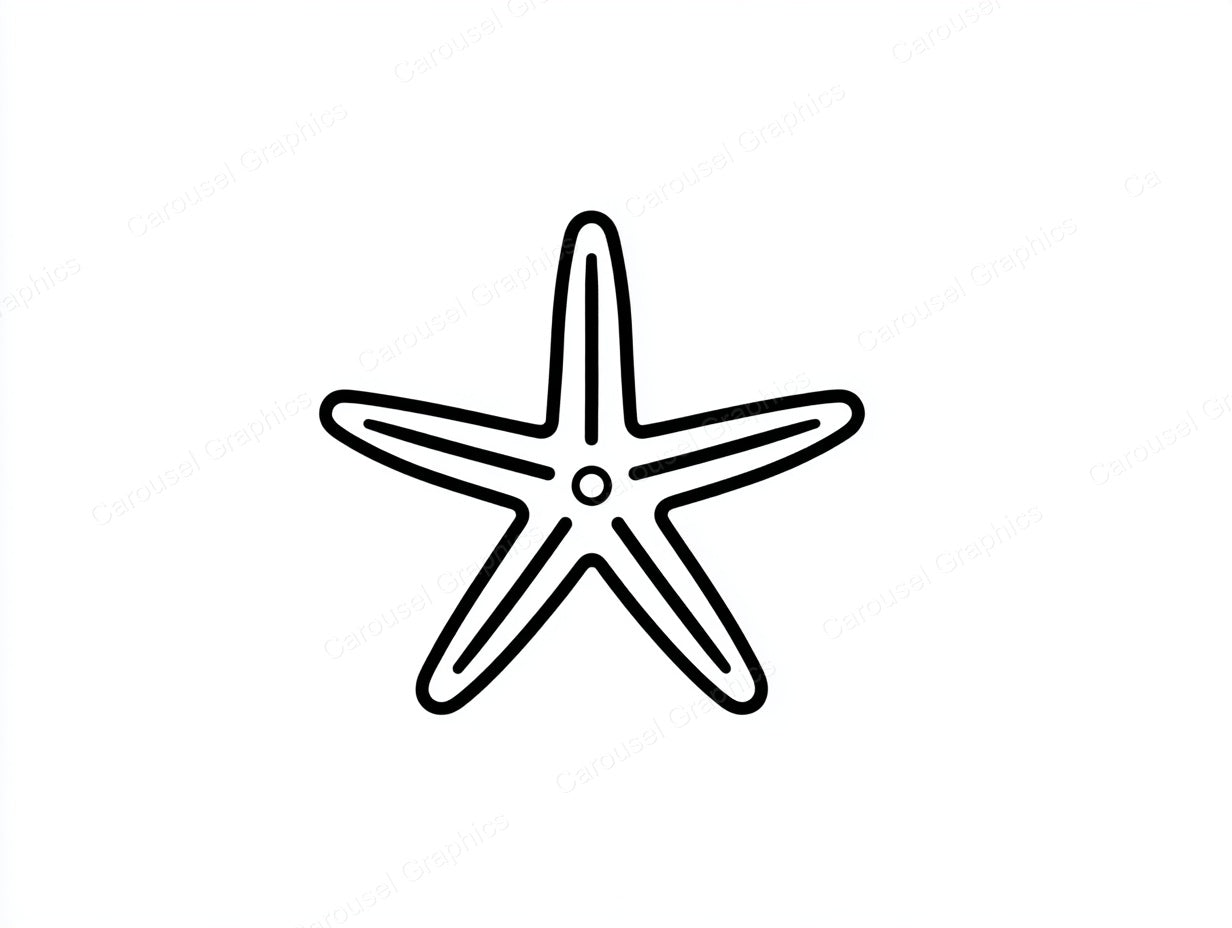 Starfish Vector Graphic preview