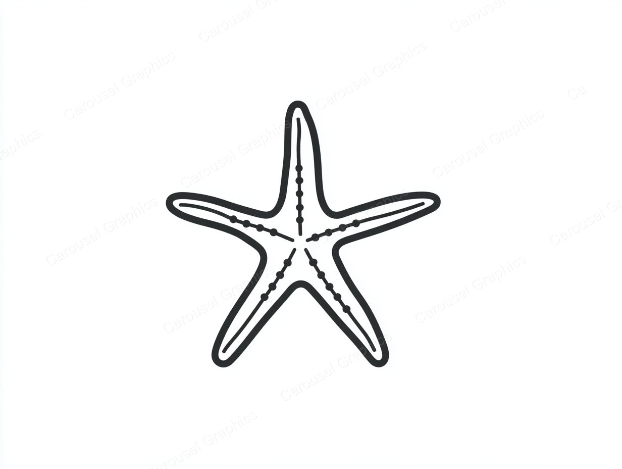 Starfish Vector Graphic preview