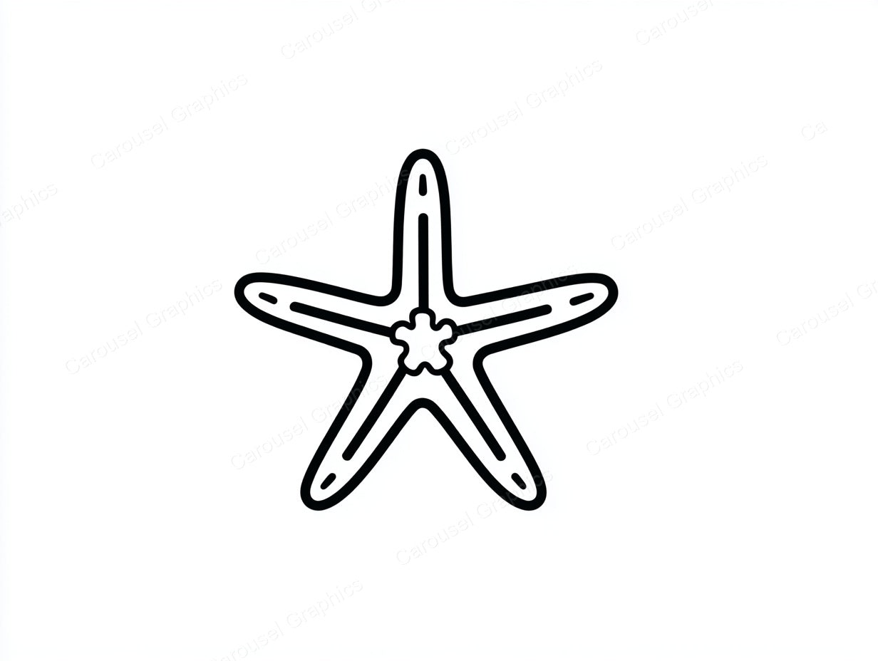 Starfish Vector Graphic preview