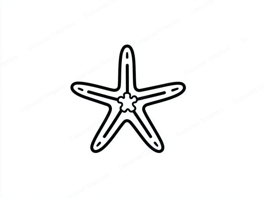 Starfish Vector Graphic preview
