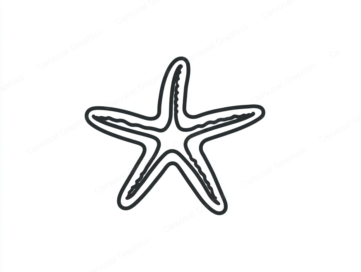 Starfish Vector Graphic preview