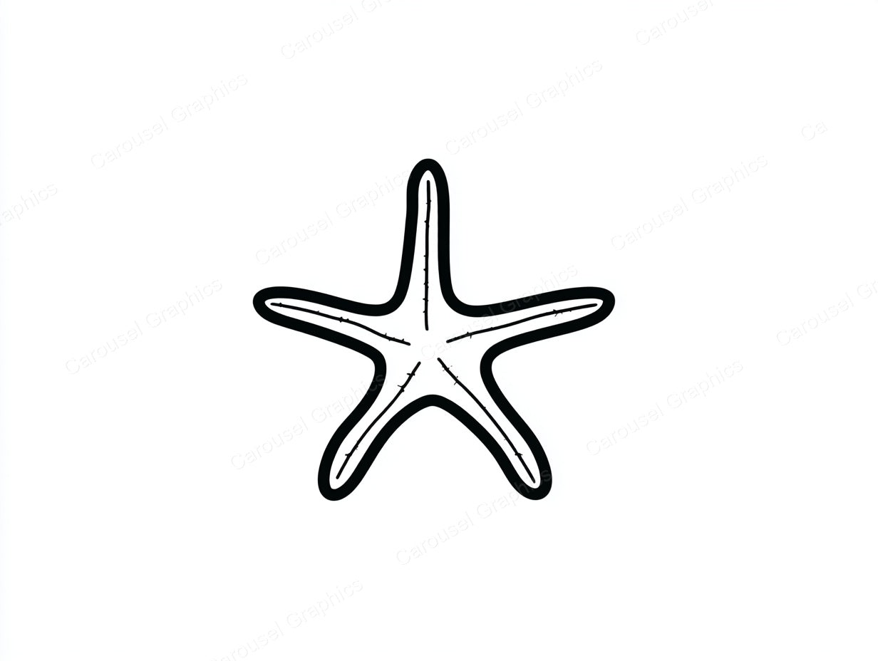 Starfish Vector Graphic preview