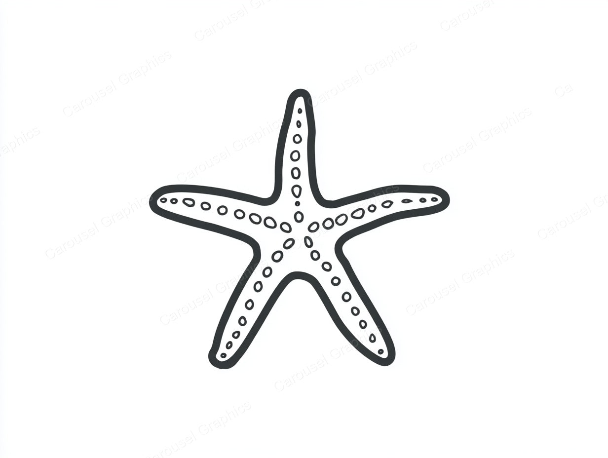 Starfish Vector Graphic preview