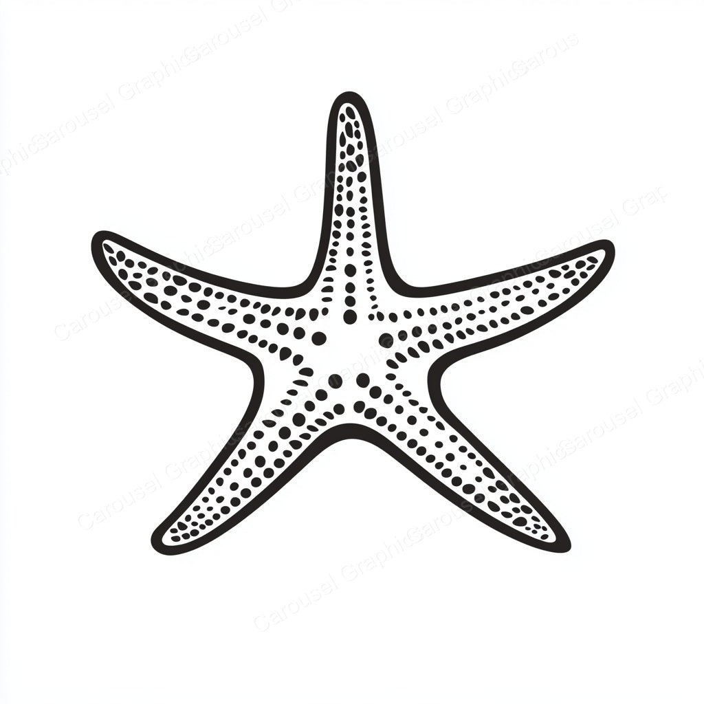 Starfish Vector Graphic preview