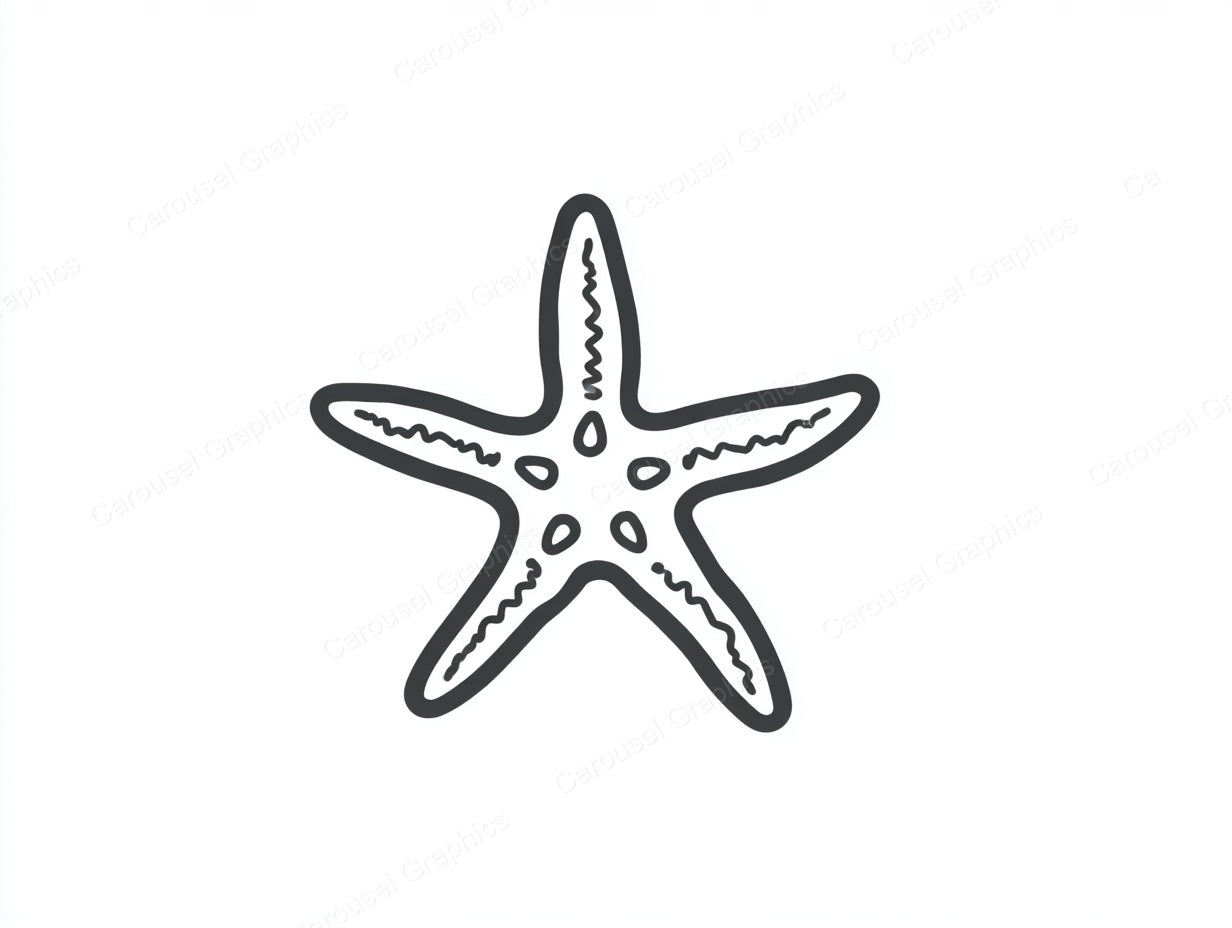 Starfish Vector Graphic preview