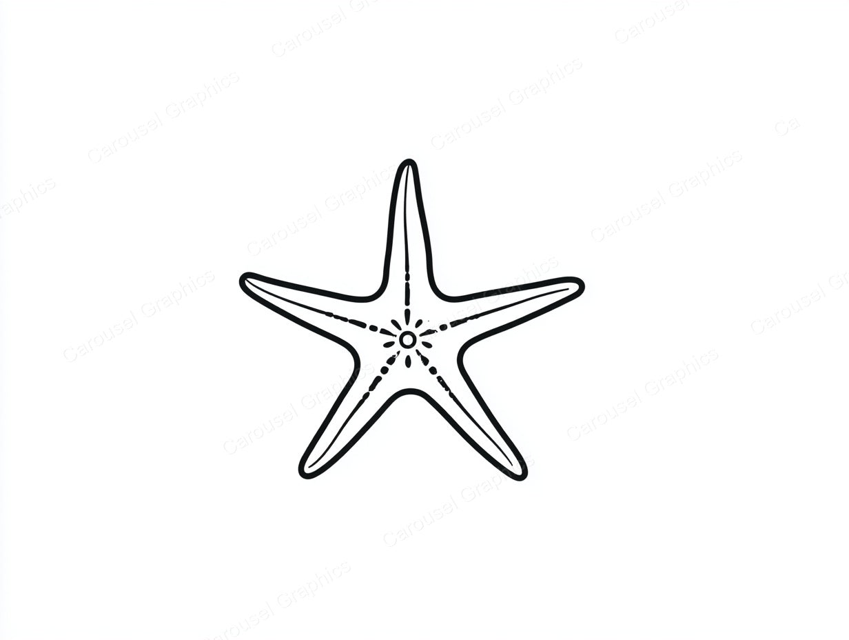 Starfish Vector Graphic preview