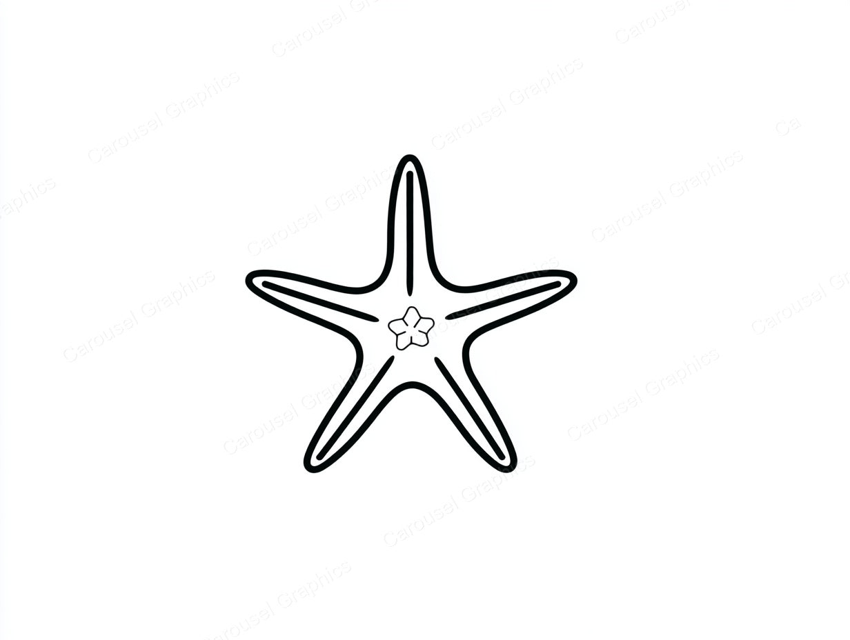 Starfish Vector Graphic preview
