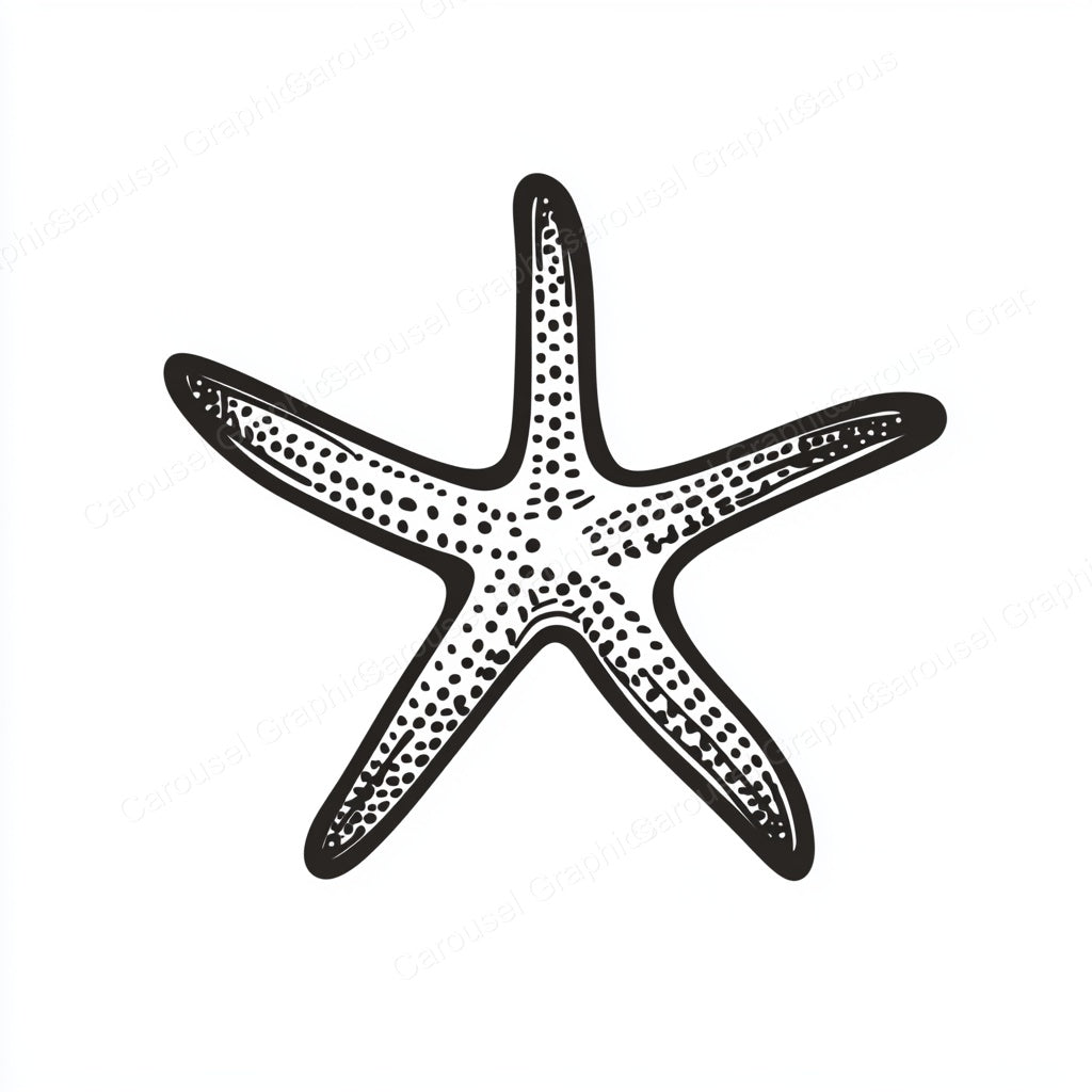 Starfish Vector Graphic preview