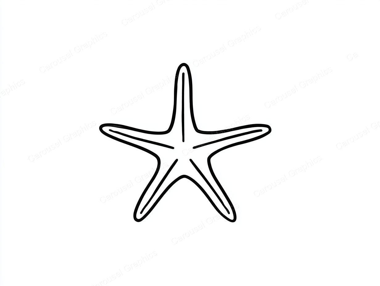 Starfish Vector Graphic preview