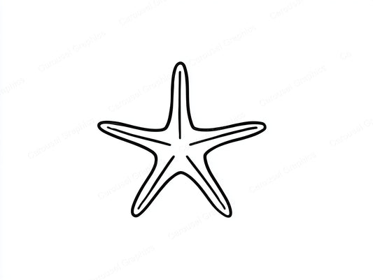 Starfish Vector Graphic preview