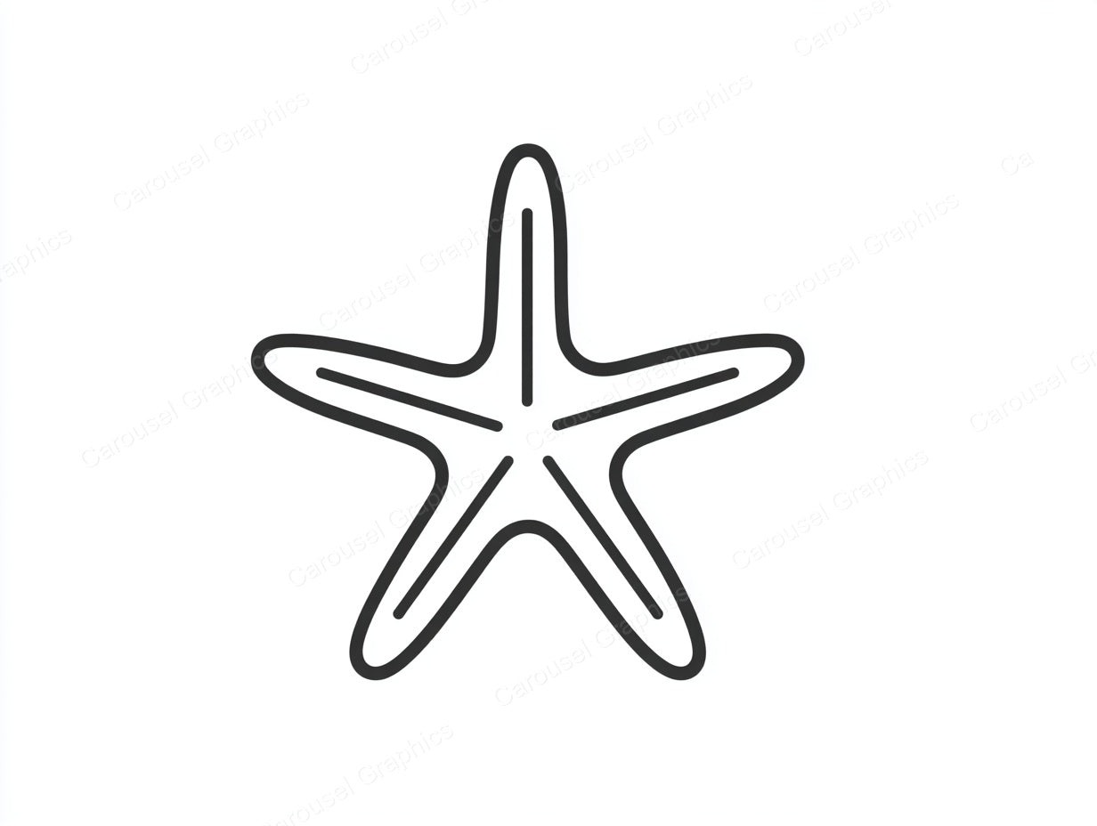 Starfish Vector Graphic preview