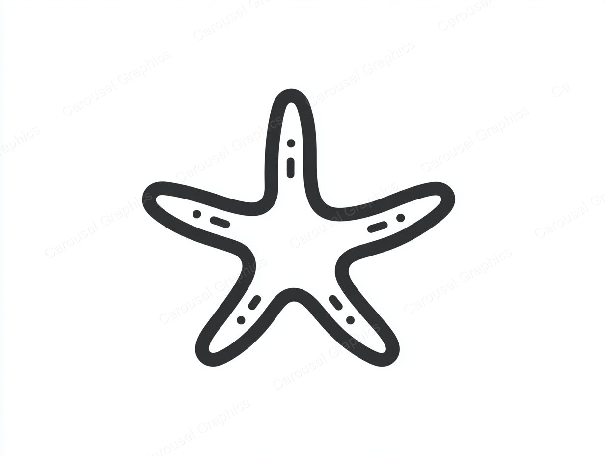Starfish Vector Graphic preview