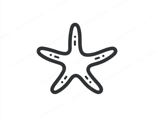 Starfish Vector Graphic preview