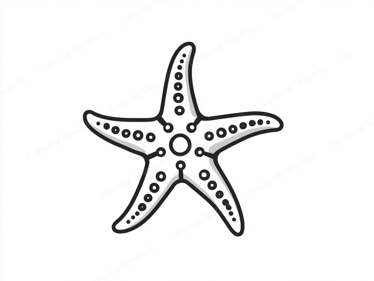 Starfish Vector Graphic preview