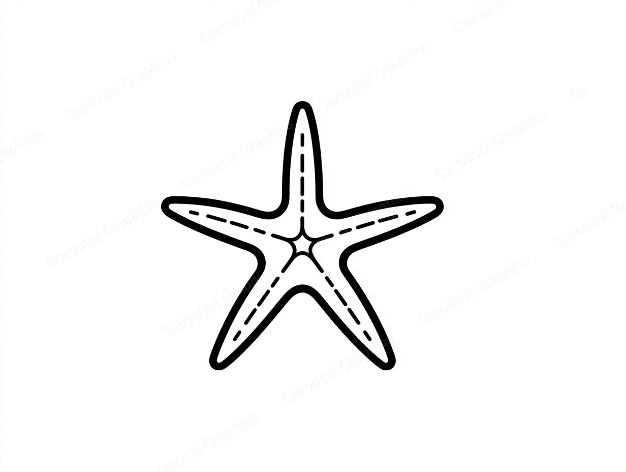 Starfish Vector Graphic preview