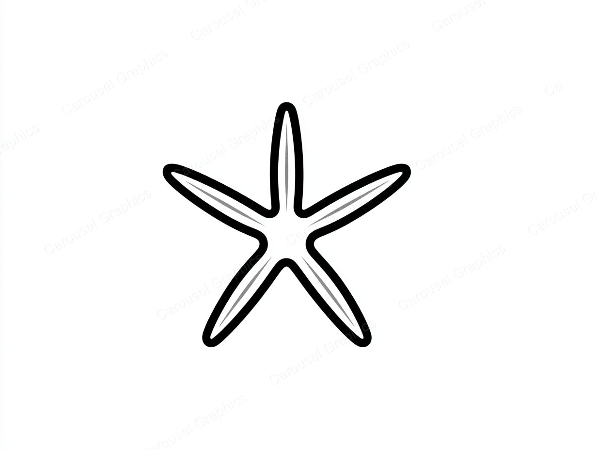 Starfish Vector Graphic preview