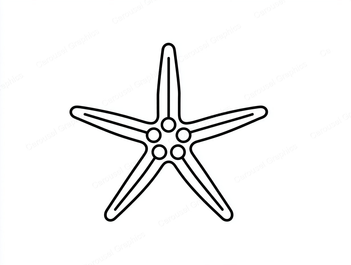 Starfish Vector Graphic preview