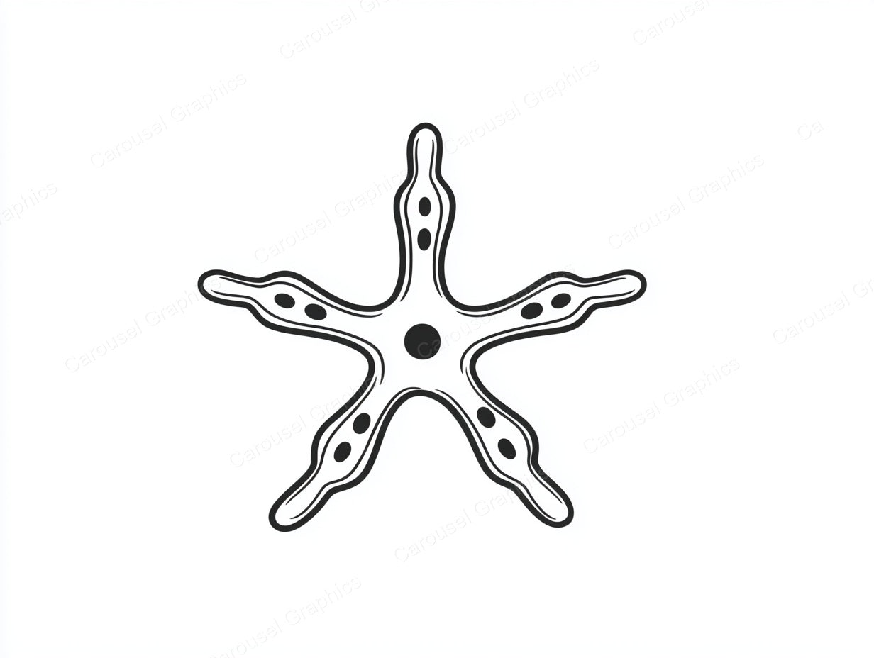 Starfish Vector Graphic preview