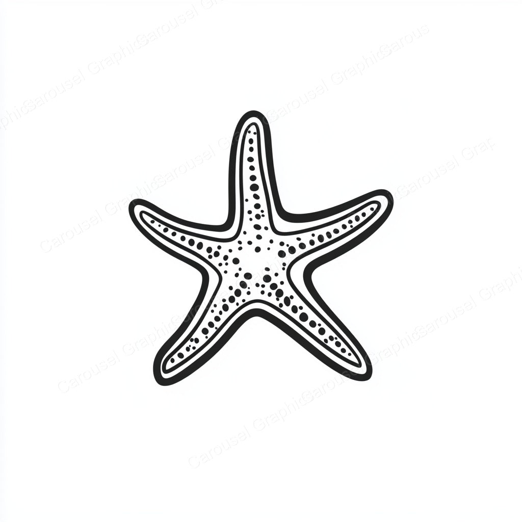 Starfish Vector Graphic preview
