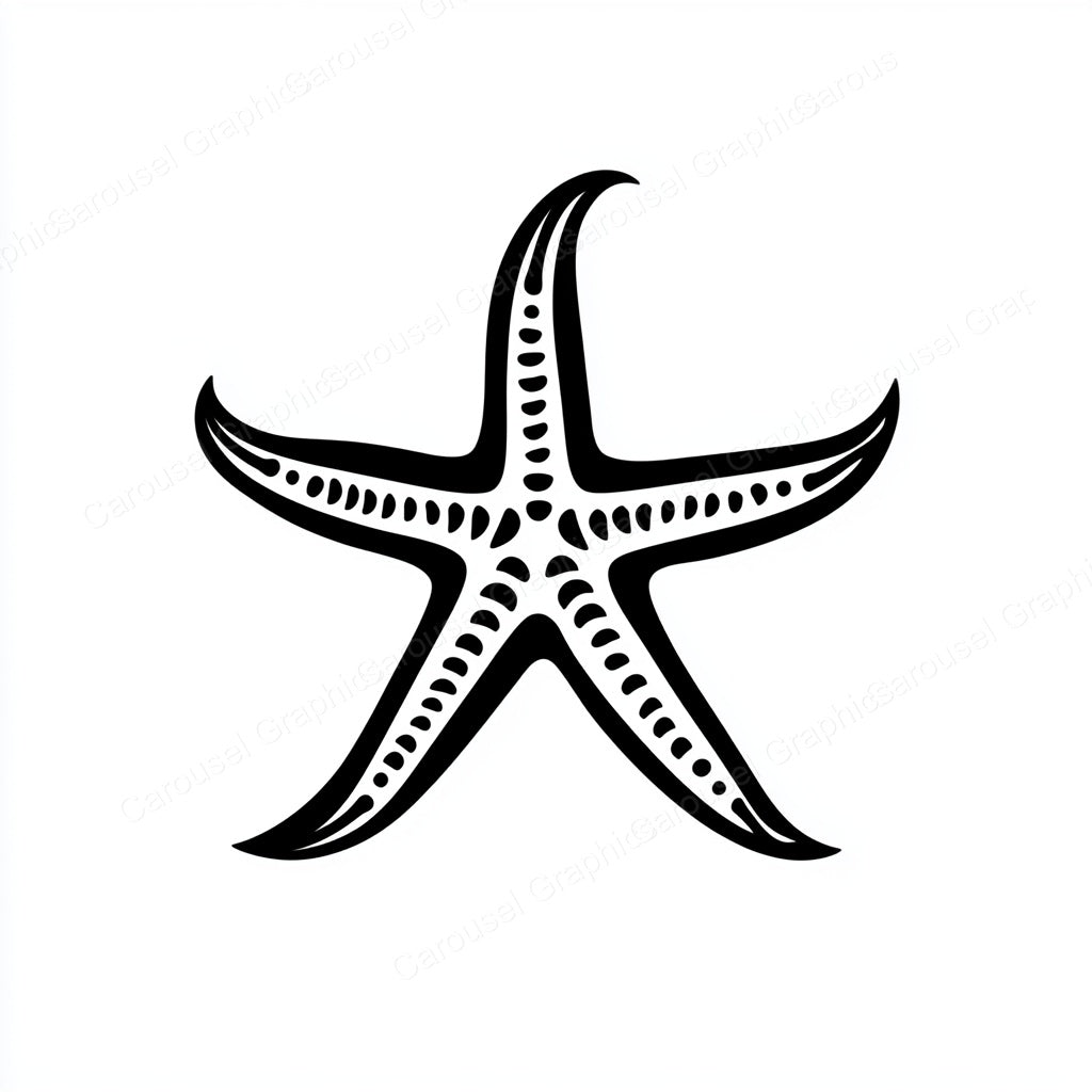 Starfish Vector Graphic preview