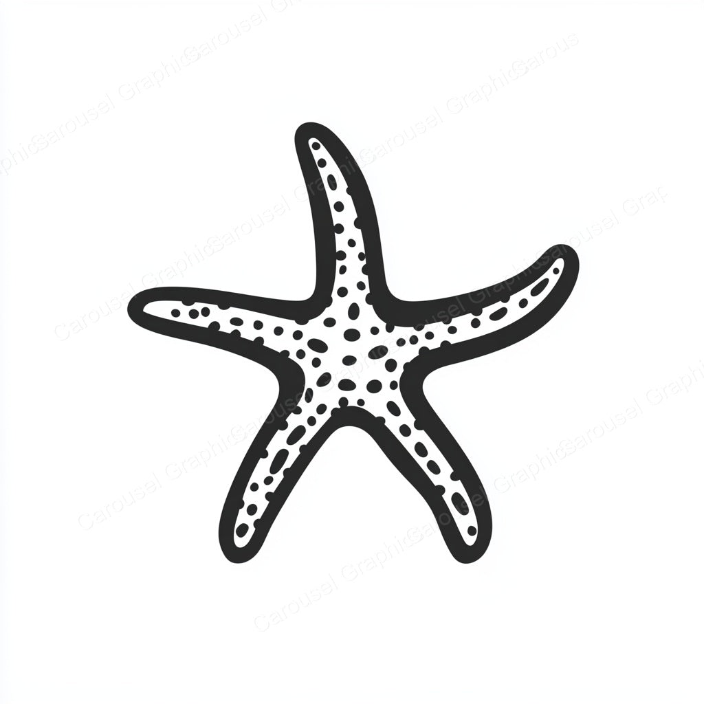 Starfish Vector Graphic preview